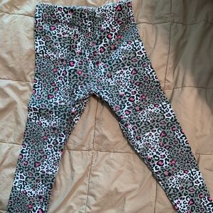 Disney leggings size 4 leopard print